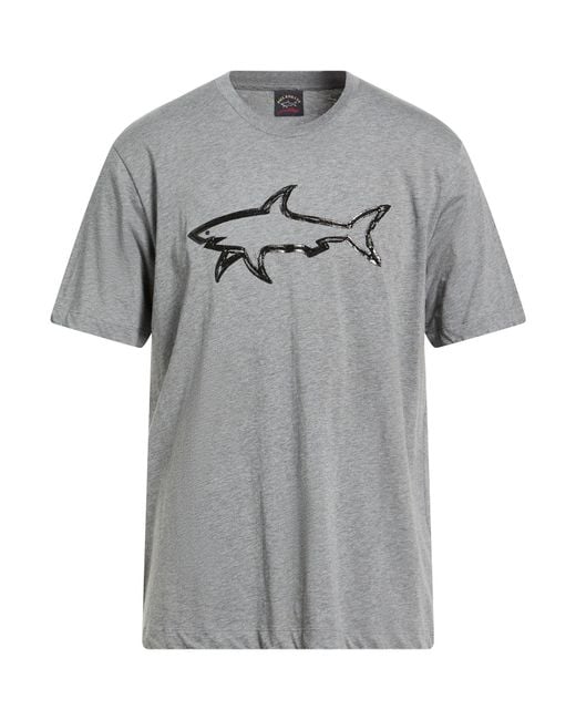 Paul & Shark Gray T-Shirt Cotton for men