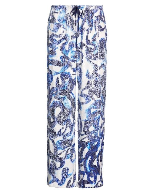 Dries Van Noten Blue Trouser