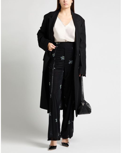 Pinko Black Pants Polyamide, Elastane