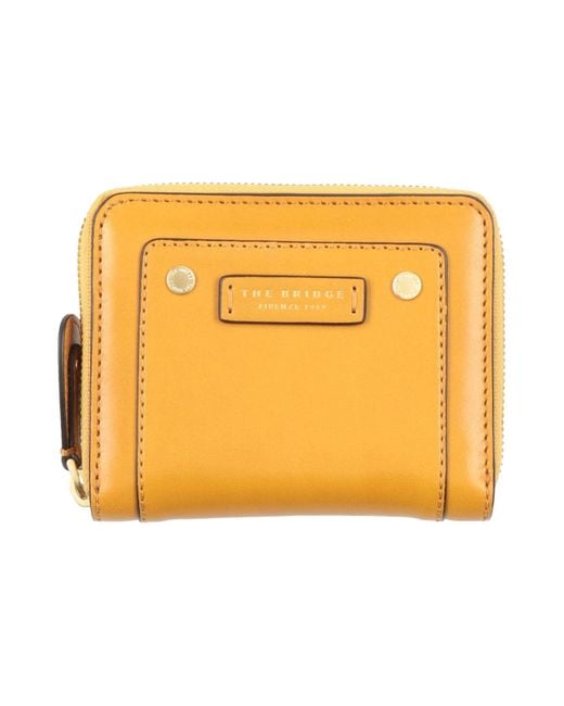 The Bridge Orange Brieftasche