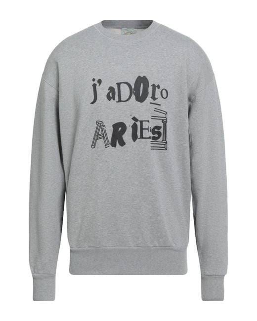 Felpa di Aries in Gray da Uomo