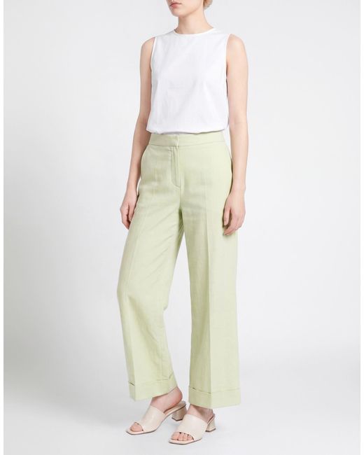 Windsor. Yellow Light Pants Cotton, Wool, Polyamide, Elastane