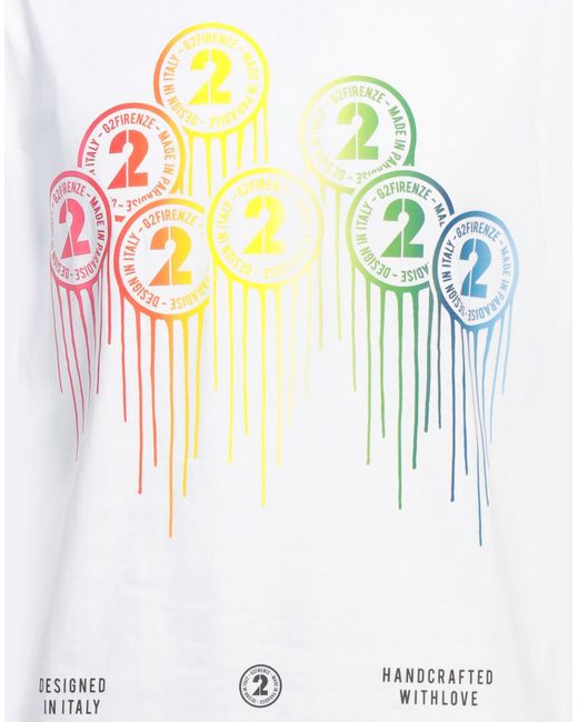 G2 Firenze White T-Shirt Cotton for men