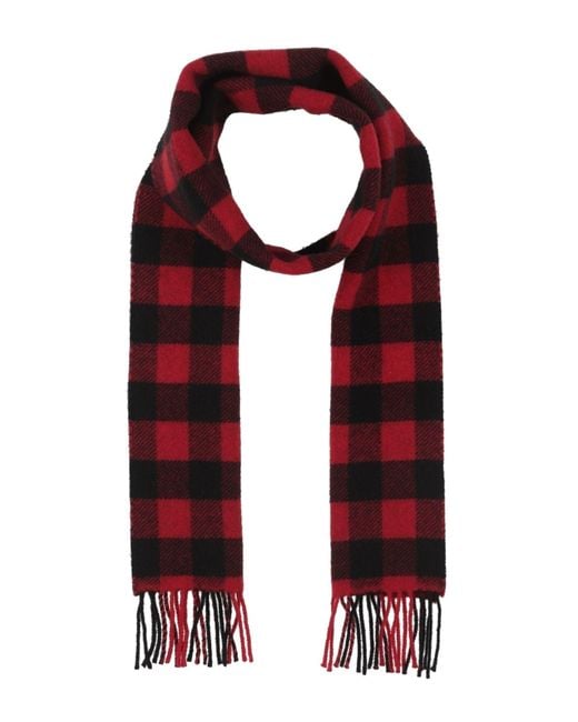Woolrich Red Scarf for men