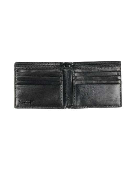 The Bridge Black Wallet Cow Leather for men