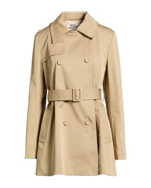 Paul & Joe Natural Overcoat & Trench Coat Cotton, Elastane