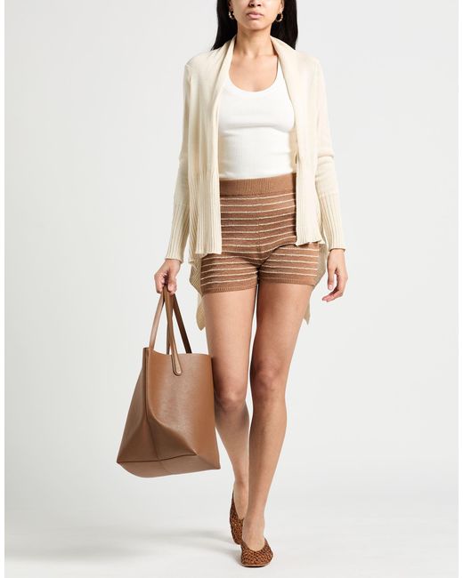 Brunello Cucinelli Brown Shorts & Bermuda Shorts