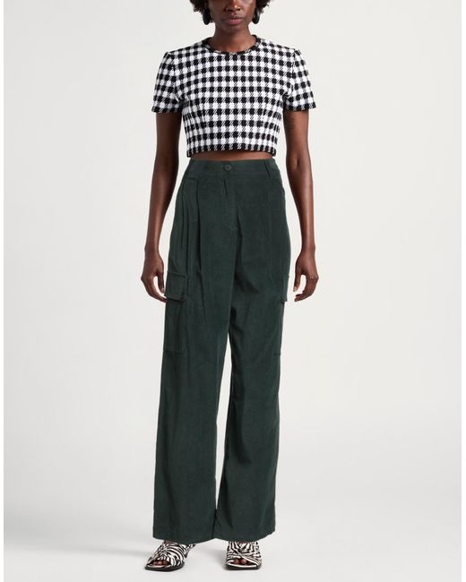 Momoní Green Dark Pants Cotton, Elastane