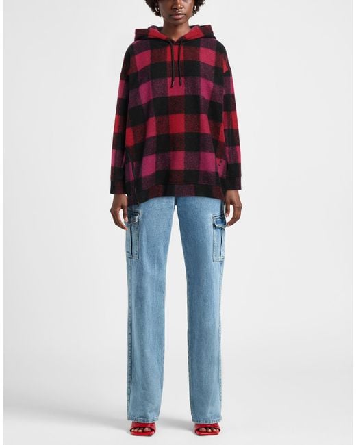 Woolrich Red Sweatshirt Polyester, Wool