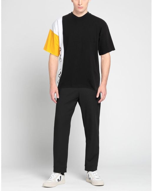 EBIT Black T-Shirt Cotton for men