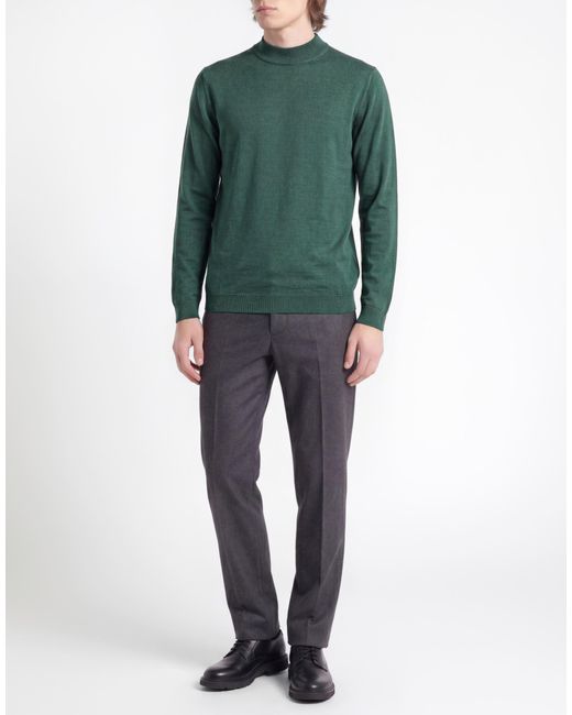 Roberto Collina Green Sweater Merino Wool for men