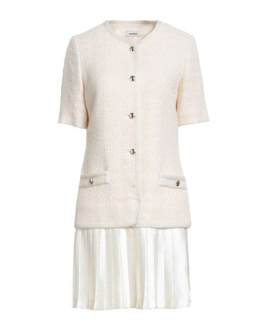 Sandro White Mini Dress