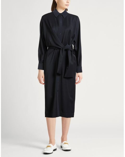 Agnona Black Midi-Kleid