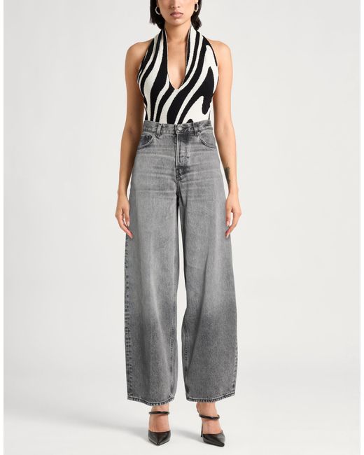 Haikure Gray Jeans Cotton