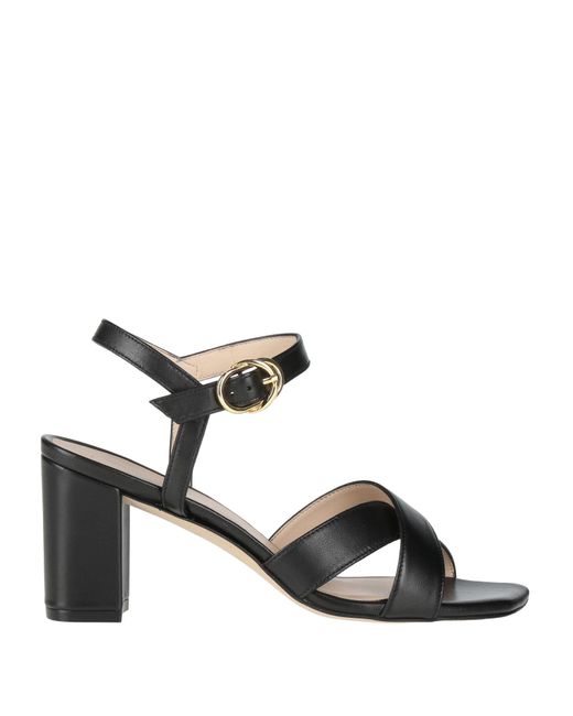 Stuart Weitzman Metallic Sandals Leather