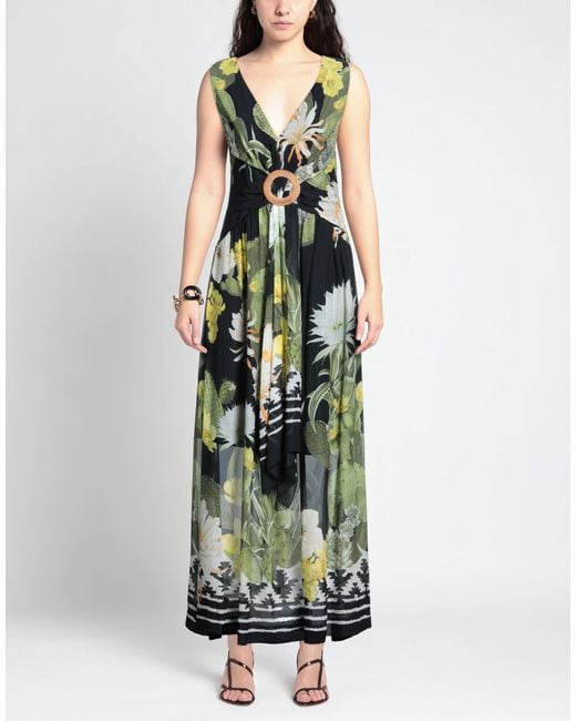 Clips Green Maxi Dress