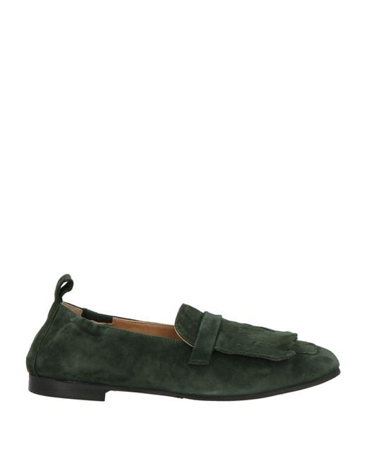 Garlani Green Loafers Soft Leather
