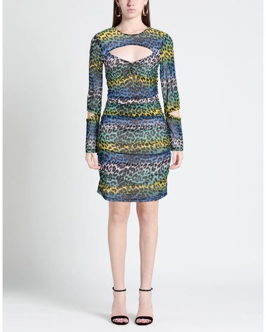 Ganni Blue Mini Dress