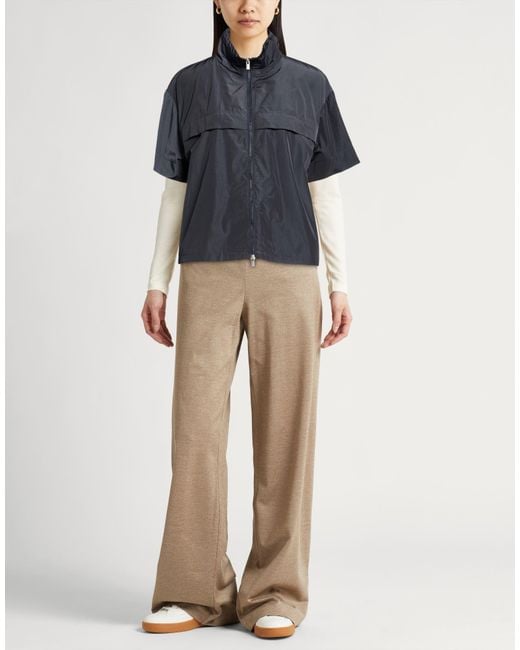 Peserico Blue Easy Jacket Polyamide, Cotton