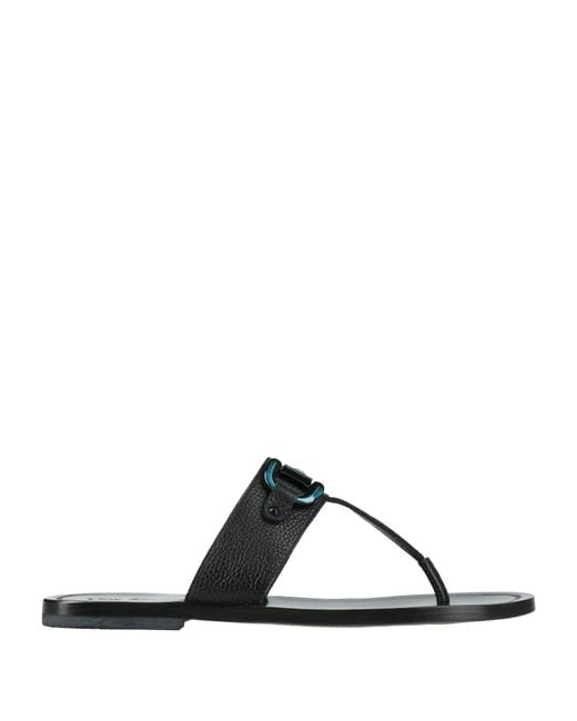 MICH SIMON Black Thong Sandal for men