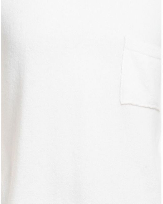 Original Vintage Style Pullover in White für Herren
