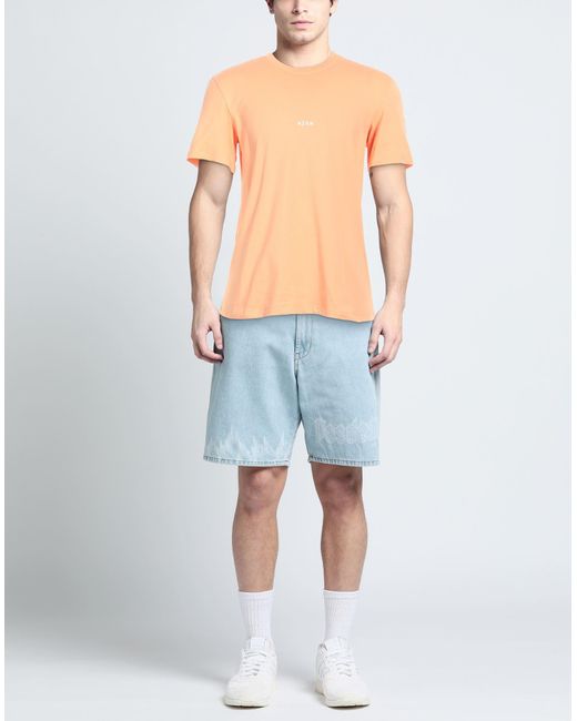 MSGM Orange T-shirt for men
