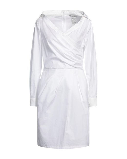 Max Mara White Mini Dress