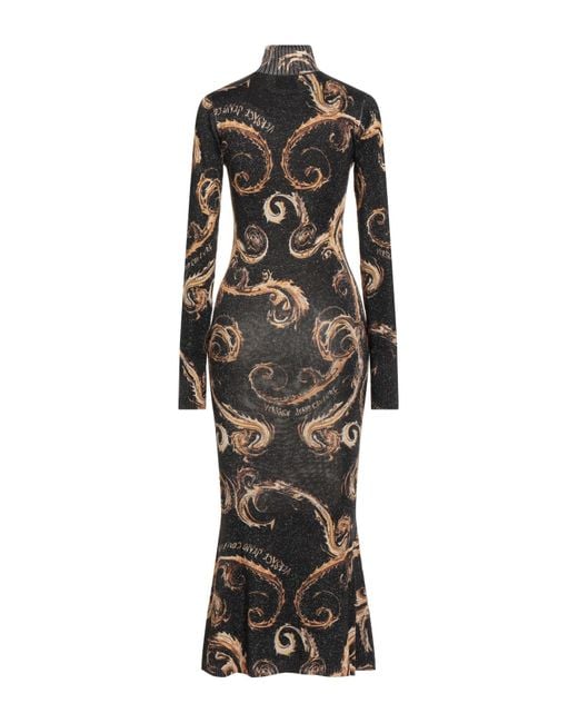 Versace Jeans Couture Black Maxi Dress