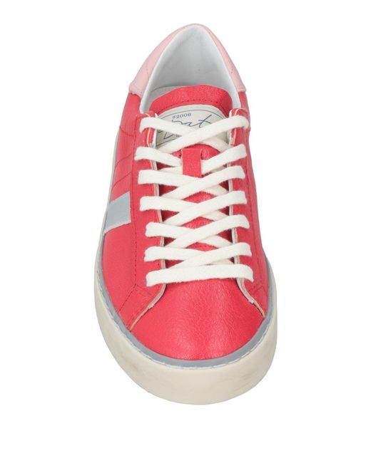 Date Pink Sneakers Leather