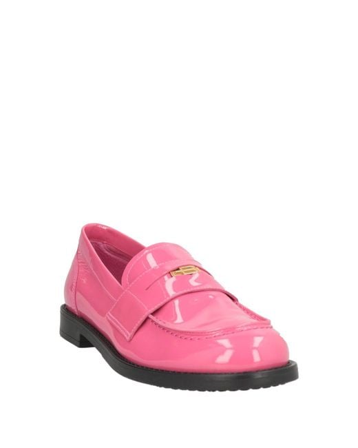 Baldinini Pink Loafers Leather