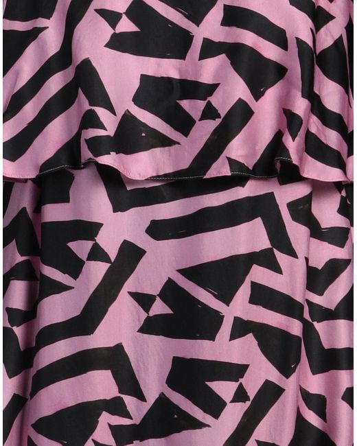 Hanita Purple Mini Dress Viscose