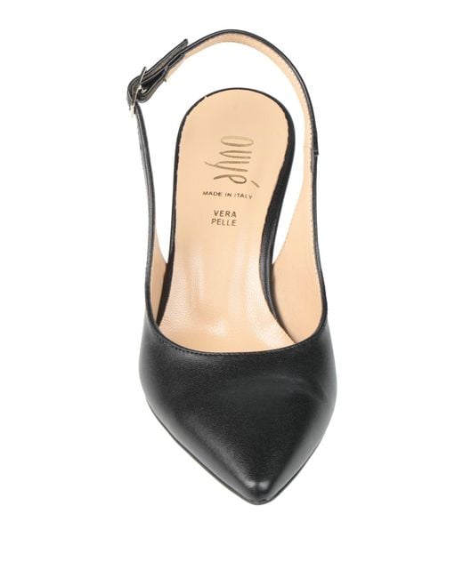 Ovyè Black Pumps Leather