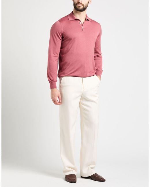 Brunello Cucinelli Pink Sweaters for men