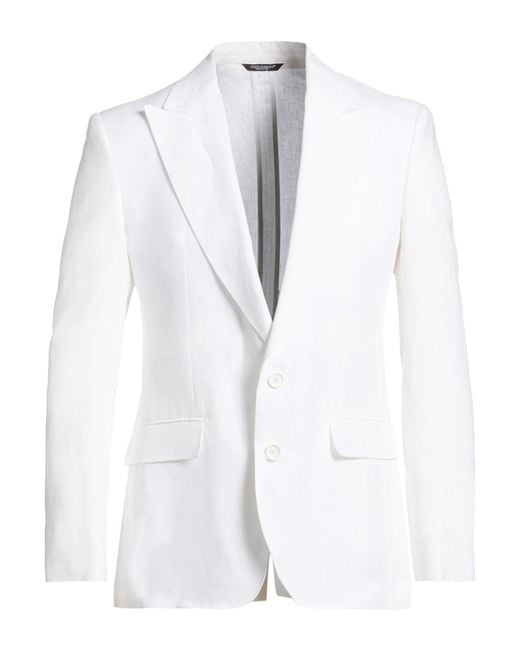 Dolce & Gabbana White Blazers for men