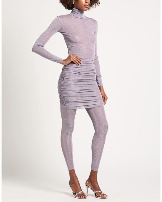 Elisabetta Franchi Purple Lilac Co-Ord Viscose, Polyamide, Polyester