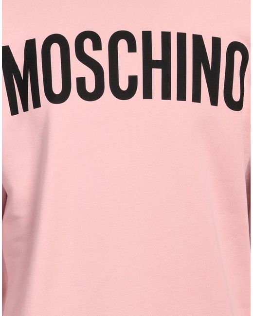 Moschino Pink Sweatshirt for men