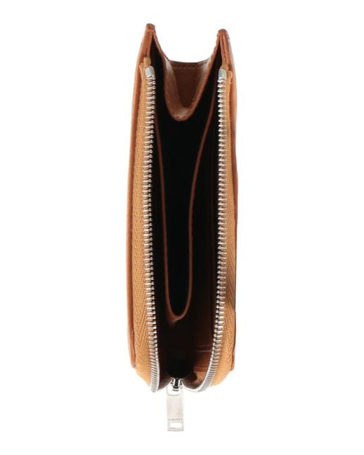 Billetera Jil Sander de hombre de color Orange