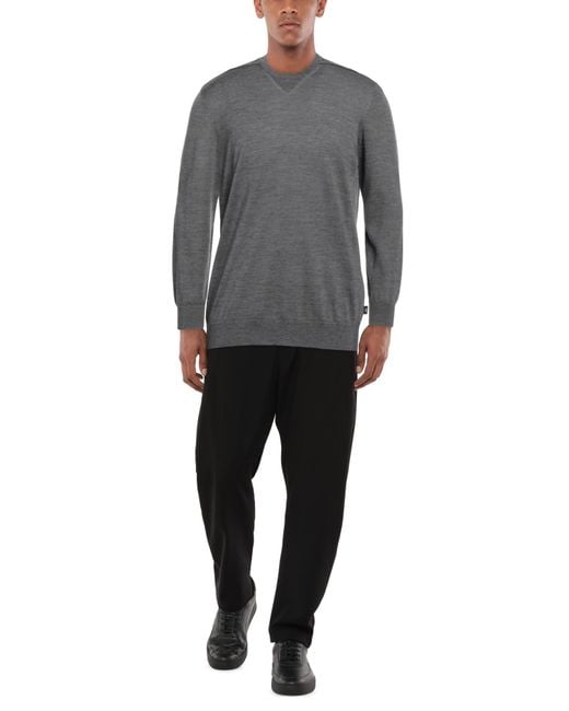 Emporio Armani Gray Jumper for men
