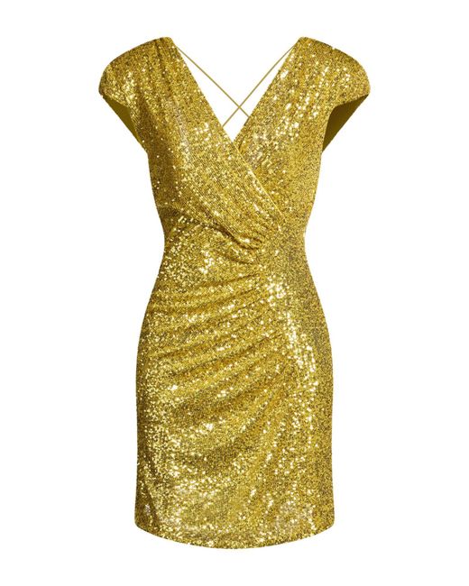 Nenette Yellow Mini Dresses