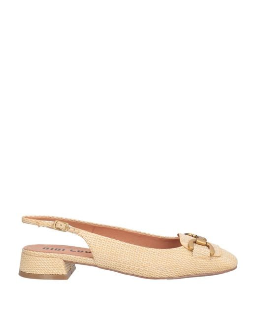 Bibi Lou Natural Ballet Flats