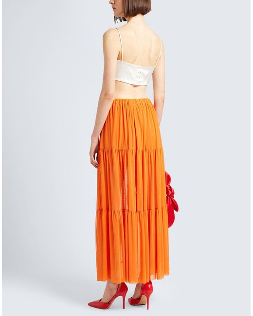 Fisico Orange Maxi Skirt