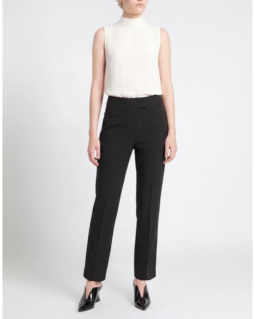 HOPE SKY Black Pants Polyester, Elastane