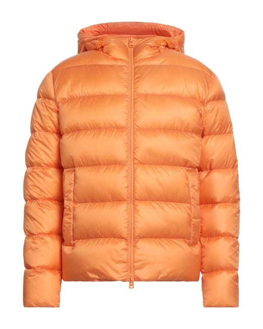 Herno Orange Puffers for men