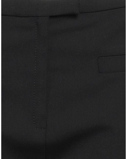 Courreges Black Pants Wool, Elastane