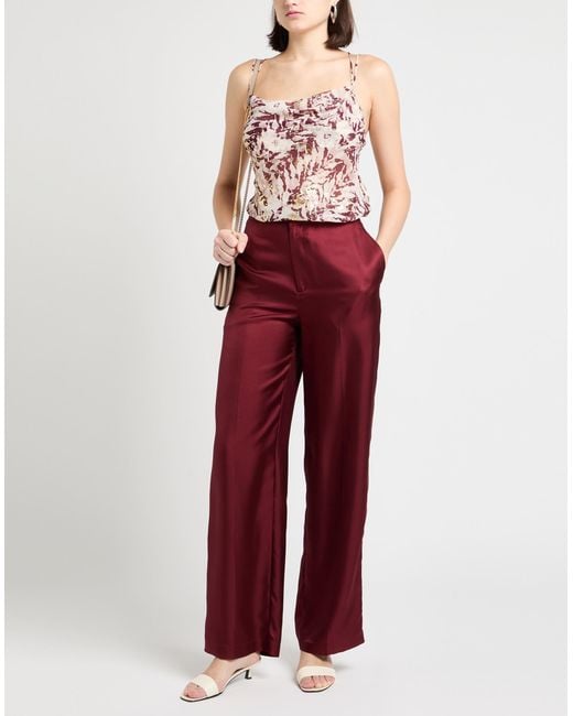 Patrizia Pepe Pink Ivory Top Polyester