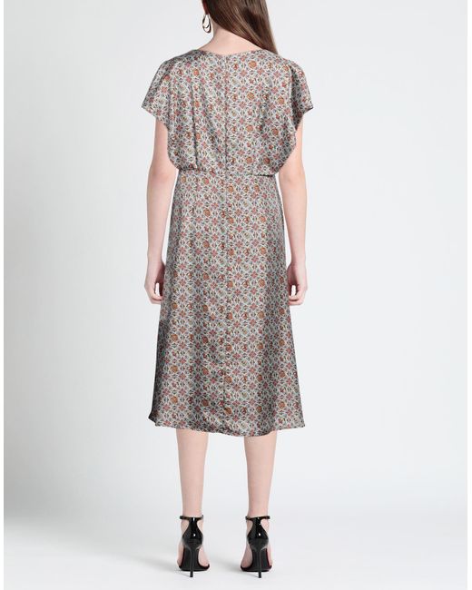 Momoní Gray Midi Dress