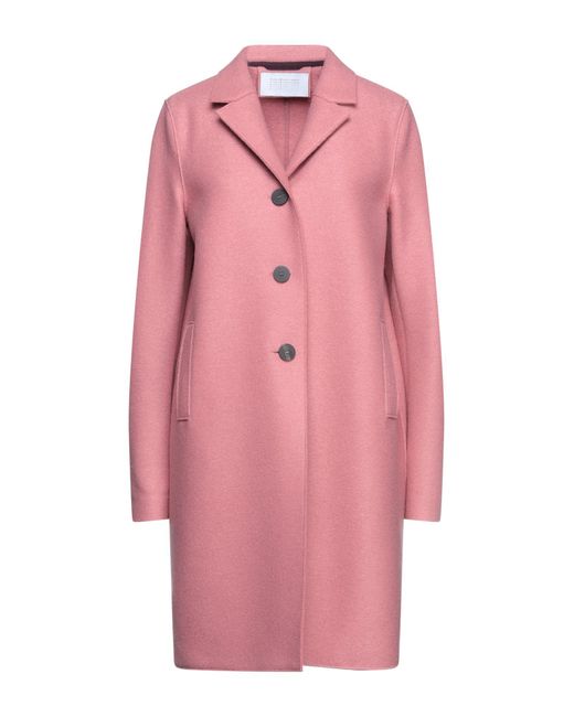 Harris Wharf London Pink Overcoat