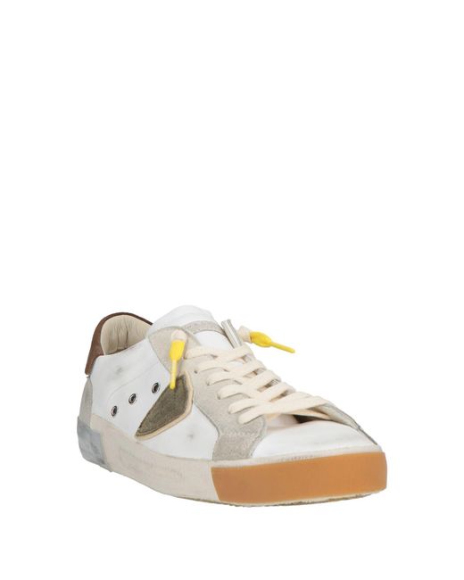Philippe Model White Trainers for men