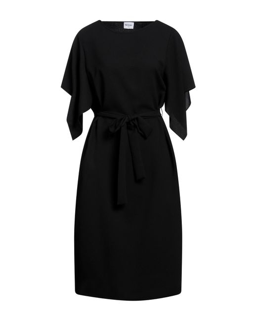 RUE DU BAC Black Midi Dress