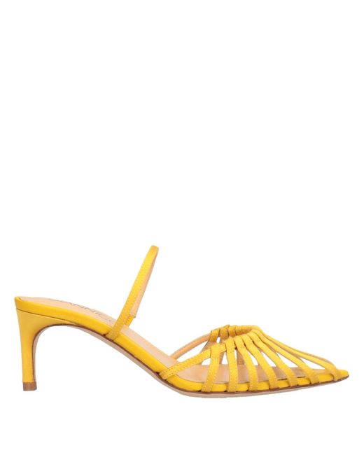 Giannico Yellow Sandals